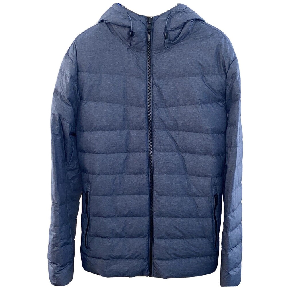 Michael Kors Down Blend Puffer Jacket Mens Size XL Blue (CO41)